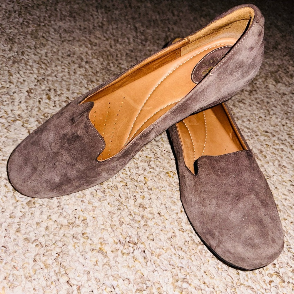 Clarks Artisan Women's Brown Suede Wedges Size 9.5M